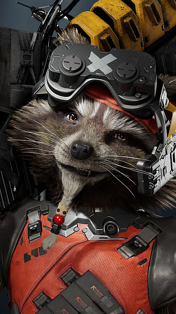 Rocket Raccoon Marvel's Guardians of The Galaxy Game Ultra Mobile, guardians of the galaxy mobile HD phone wallpaper