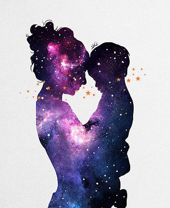 Love this mother & son silhouette., mother daughter love HD phone wallpaper