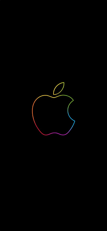Apple Store Featuring The Colorful Apple, apple logo HD phone wallpaper