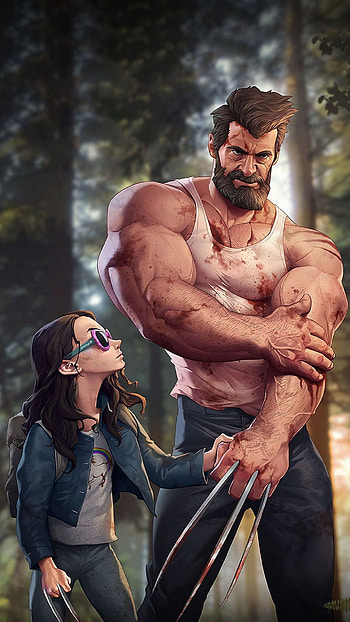 Cartoon Bodybuilder HD phone wallpaper