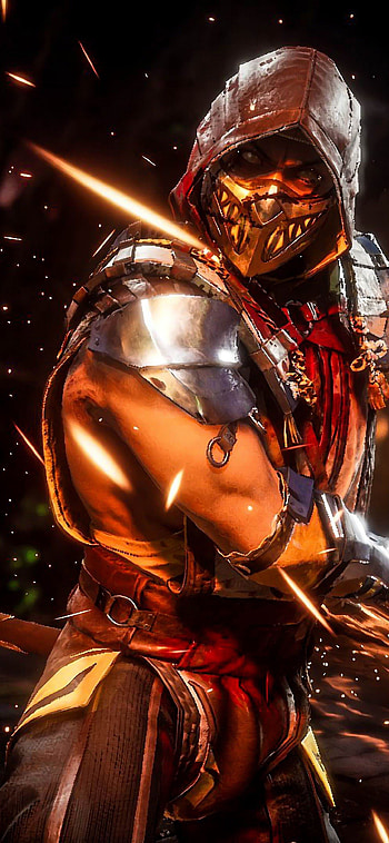 Scorpion Mortal Kombat 11, mortal kombat HD phone wallpaper