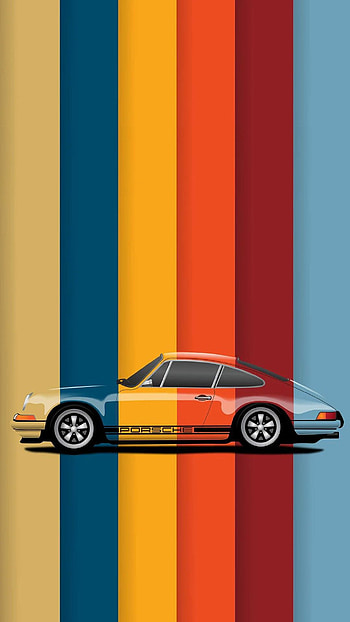Porsche Minimal 1080X1920, car minimalist mobile HD phone wallpaper
