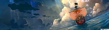 3840X1080 One Piece, one piece sunny HD wallpaper