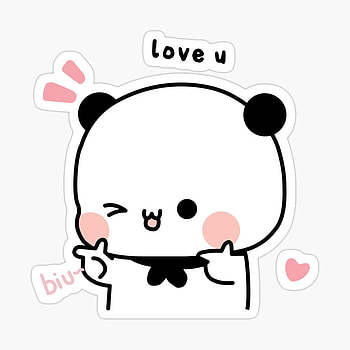 Bear and Panda Bubu Dudu Finger guns love, dudu bubu HD phone wallpaper