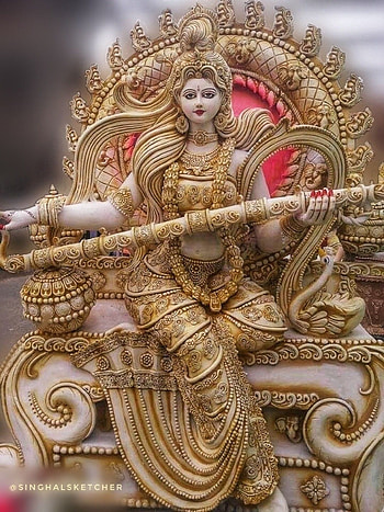 Pin on Philotheia, saraswati murti HD phone wallpaper