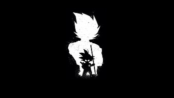Goku Anime Dark Black , Anime, ,, anime black HD wallpaper