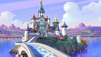 Sofia the First Enchancia Castle HD wallpaper