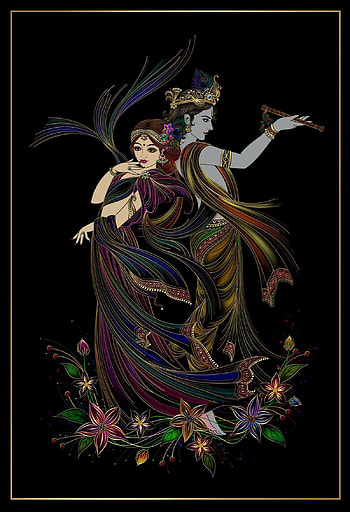 Krishna for Android, black krishna HD phone wallpaper