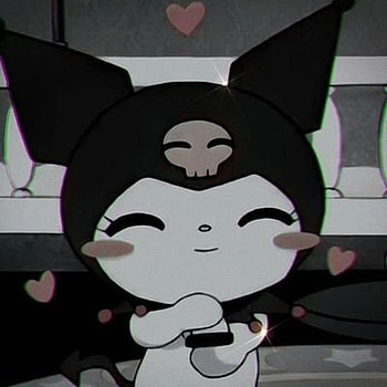 Emo Hello Kitty Kuromi Pfp, cute emo pfp HD phone wallpaper