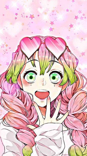 Mitsuri Kanroji, mitsuri and shinobu HD phone wallpaper