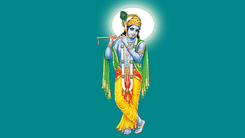 Shree Krishna, krishna flute HD wallpaper