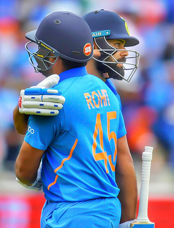 Rohit Virat by KDCreations, virat kohli and rohit sharma HD phone wallpaper