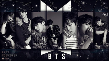 Black Aesthetic BTS Laptop, bts black aesthetic laptop HD wallpaper