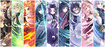 anime demon slayer hashira HD wallpaper