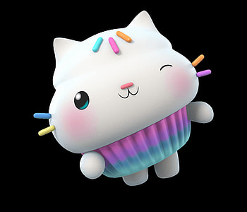 Gabby's Dollhouse, gabby cats HD wallpaper
