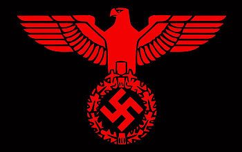 Swastika Eagle, nazi logo HD wallpaper