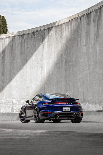 View of the 2021 Porsche 911 Turbo S Coupe, 2022 porsche 911 turbo HD phone wallpaper