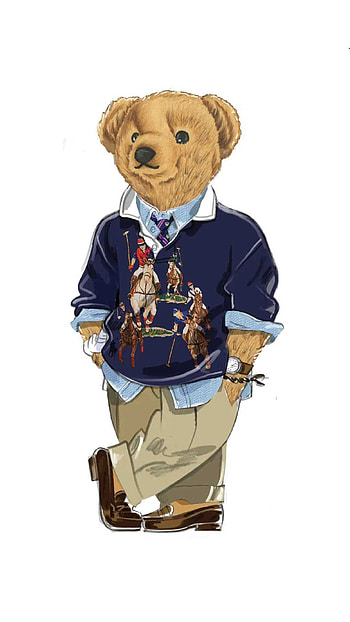 Polo Bear, cartoon teddy bear HD phone wallpaper