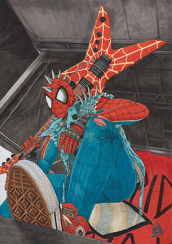 My, spider punk HD phone wallpaper