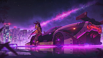 2560x1440 Anime Girl Cyberpunk Ride 1440P Resolution , Backgrounds, and, anime 2560x1440 HD wallpaper
