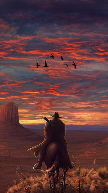 Red Dead Redemption 2 Fan Art, red dead redemption mobile HD phone wallpaper