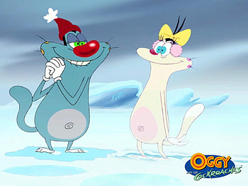 Watch Oggy & the Cockroaches, oggy and olivia HD wallpaper