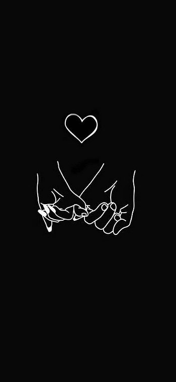 Love DP 2020, black dp HD phone wallpaper