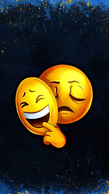 Smiley Emoticon , sad emoji HD phone wallpaper