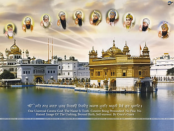Golden Temple with Ten Gurus HD wallpaper