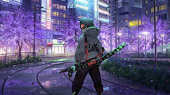 demon slayer aesthetic pc HD wallpaper