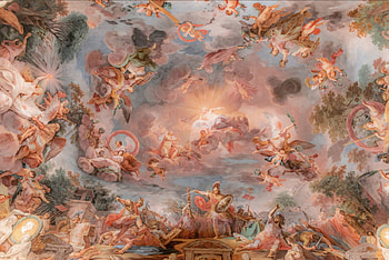 Renaissance Fresco Art Mural HD wallpaper