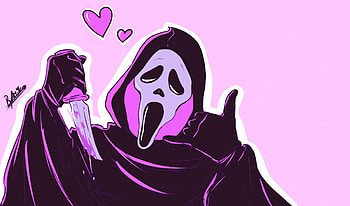 16 Ghost Face ideas in 2021, pink ghostface HD wallpaper