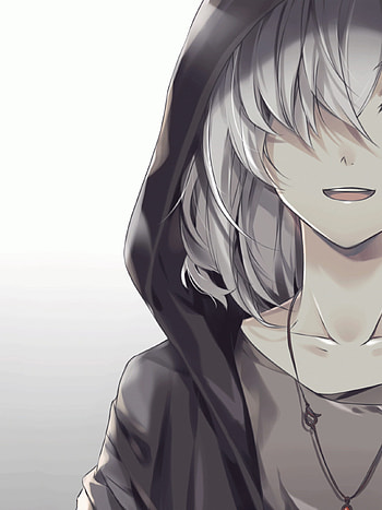 Sad Anime Boy Boy Anime With Hoodie [1536x2048] for your , Mobile & Tablet HD phone wallpaper