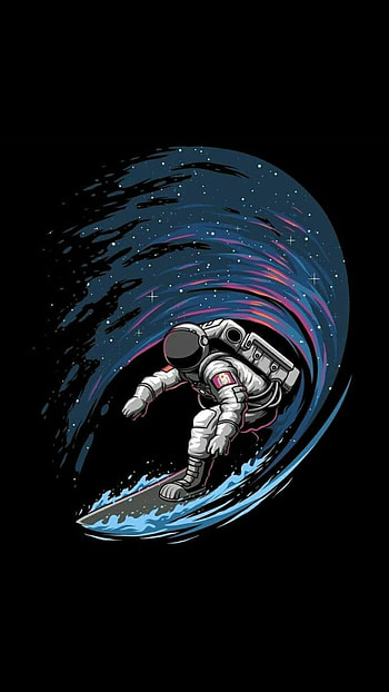 Astronaut In Space Cartoon list, cute astronaut HD phone wallpaper