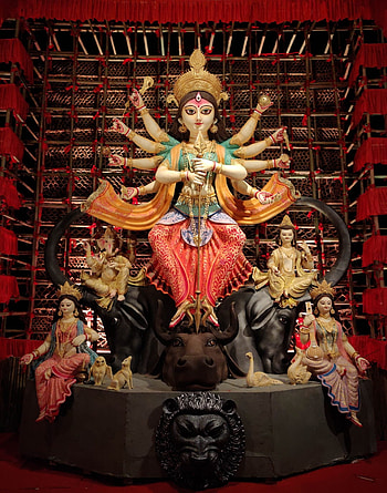 100 Durga Puja, durga mata murti HD phone wallpaper