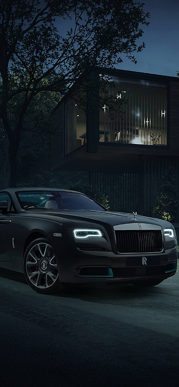 Black Rolls Royce Mobile , luxury car, rolls royce HD phone wallpaper