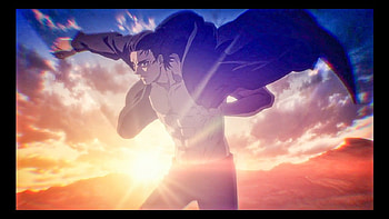Epic EREN YEAGER jacket wearing Scene 60fps, eren jacket HD wallpaper