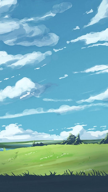Anime Landscape , scenery android HD phone wallpaper