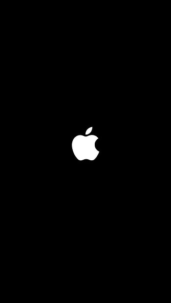 Champagne gold Apple logo, apple logo black background HD phone wallpaper