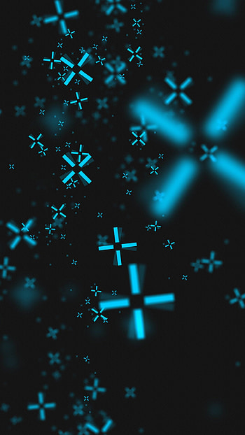 Keren Hitam Biru, hitam biru android HD phone wallpaper