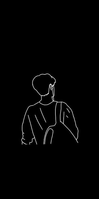 Pin page, dark profile HD phone wallpaper