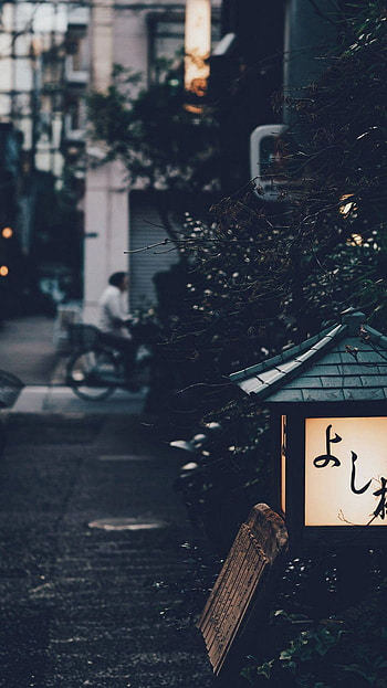 japanese aesthetic city HD phone wallpaper