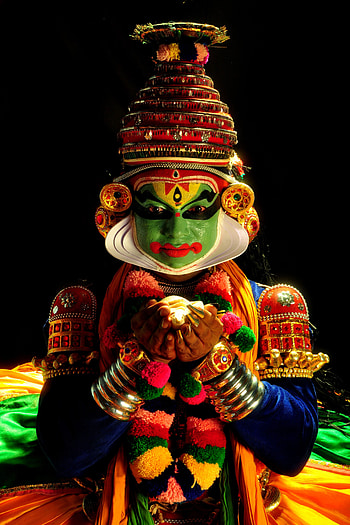 Kathakali, kerala dance HD phone wallpaper