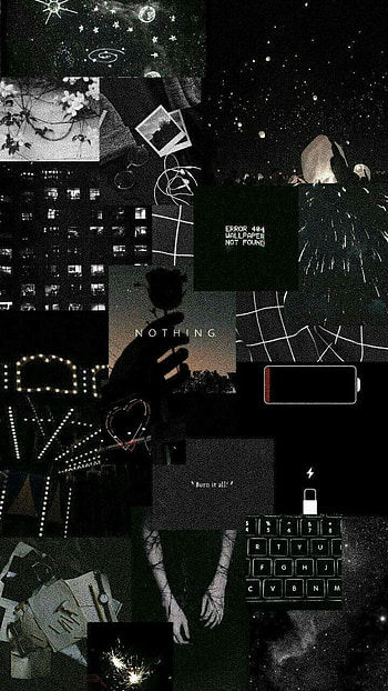 Cute Aesthetic Black Laptop, cute black aesthetic HD phone wallpaper