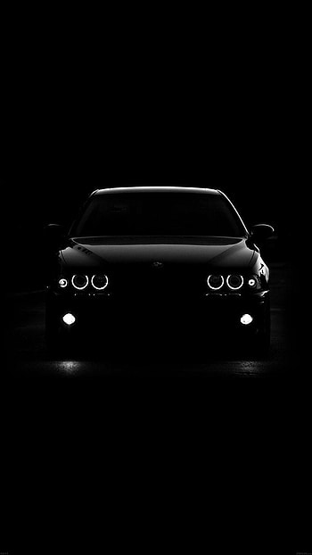 BMW black car, bmw m power HD phone wallpaper