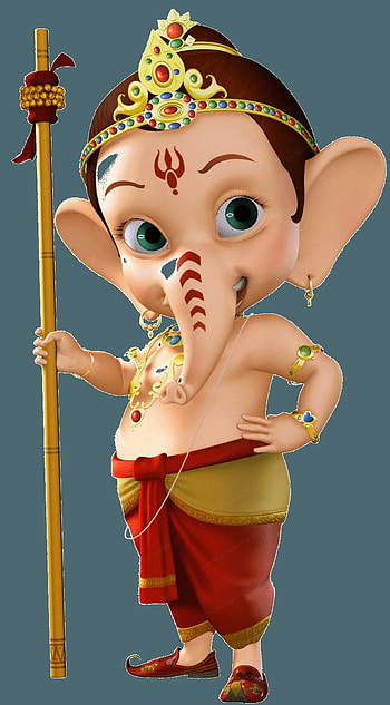 Bal Ganesh, little ganesh HD phone wallpaper