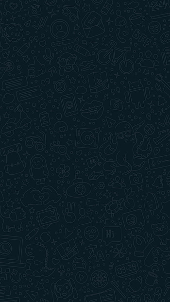 WhatsApp Dark, whatsapp chat HD phone wallpaper