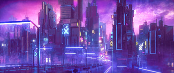 cyberpunk, Neon / and Mobile Backgrounds, 2560x1080 anime aesthetic HD wallpaper