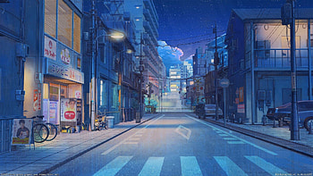 4 Aesthetic Anime, scenery anime aesthetic HD wallpaper