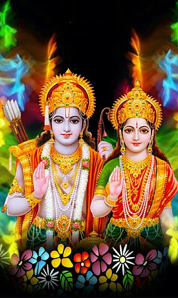Ram Sita Hanuman Ji, ram and sita HD phone wallpaper